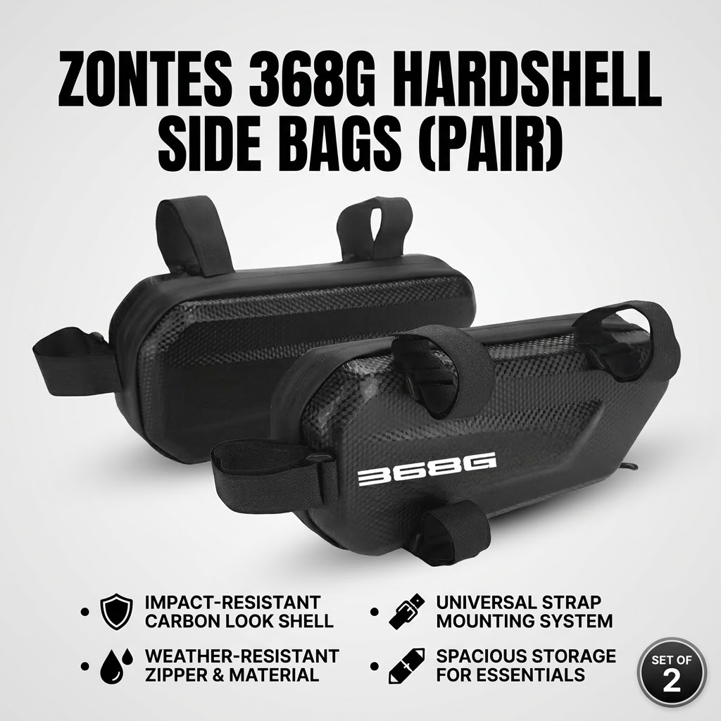 Motorcycle Gear Logo - 360° Waterproof Protection Hard Shell 3L