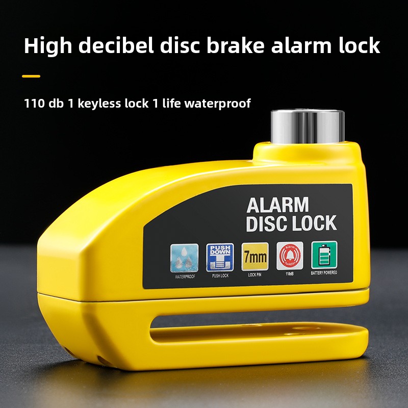 Disc Lock Brake - Bicycle Disc Brake Lock Alarm, Electric