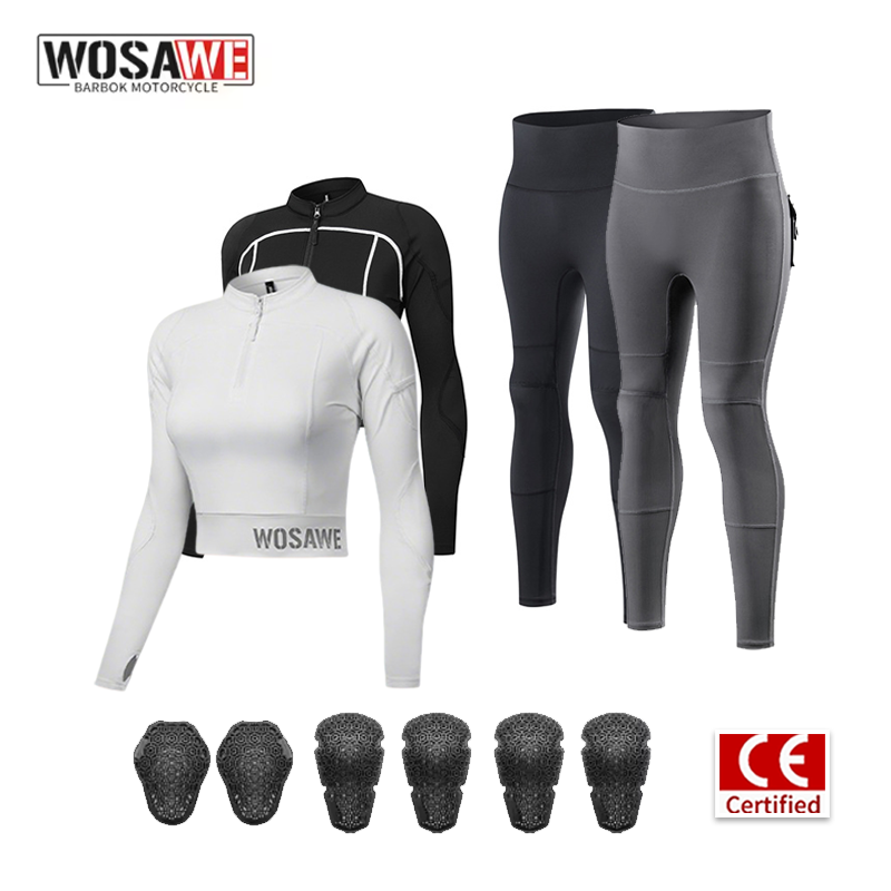 Motorcycle Gear For Summer - WOSAWE Women Motorcycle Riding Suit Summer