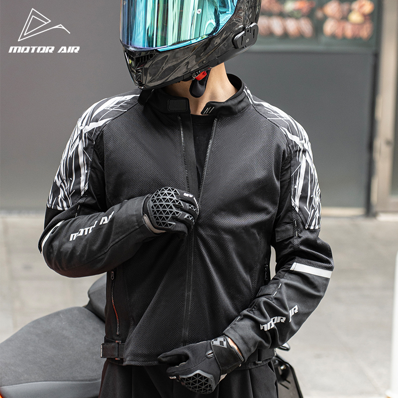 Black Motorcycle Jacket Men's  - đánh giá và giá Motorcycle Gear Mesh