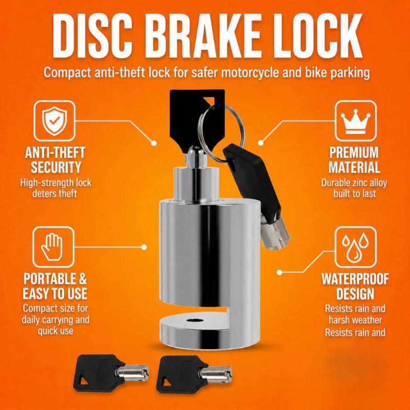 Universal Motorcycle Disc Brak - đánh giá và giá Disc Lock Brake