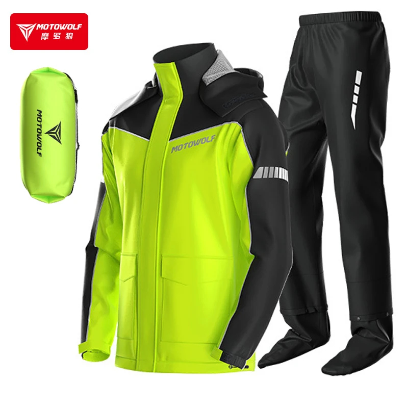 MOTOWOLF Motorcycle Raincoat A - đánh giá và giá Motorcycle Gear Mesh