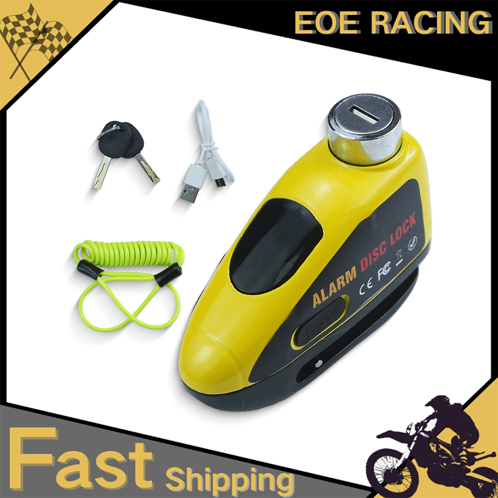 Rechargeable 140dB Motorcycle  - đánh giá và giá Disc Lock Brake